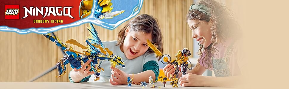 LEGO-NINJAGO-Elemental-Dragon-vs-The-Empress-Mech-71796-Building-Toy-Set-1038-Pieces-lrm71796